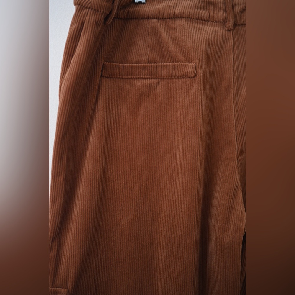 Wide Leg Women’s Corduroy Cargo Pants Size 0X Cider - Picture 5 of 12